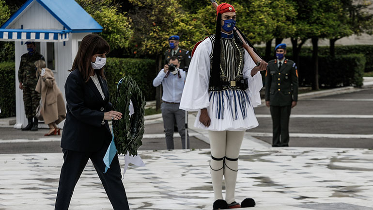 Κ. Σακελλαροπούλου για τη γενοκτονία των Αρμενίων: Ενωνόμαστε με τις αρμενικές κοινότητες της Ελλάδας